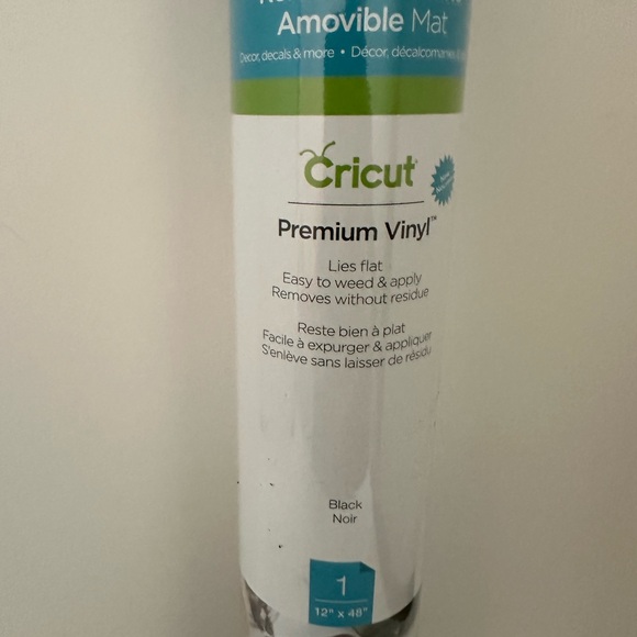 Bundle of 3 Cricut Black Premium Vinyl NWT - Picture 2 of 6